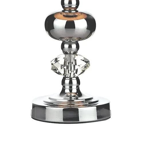 Fourth Picture of Edith Touch Table Lamp Polished Chrome with Shade