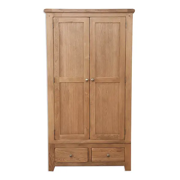 Secondary Picture of Country Two Door Two Drawer Wardrobe
