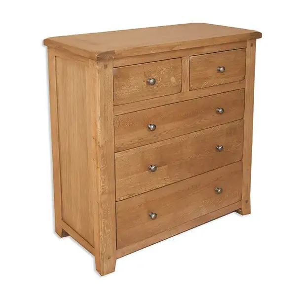 Secondary Picture of Country Two Over Three Chest of Drawers
