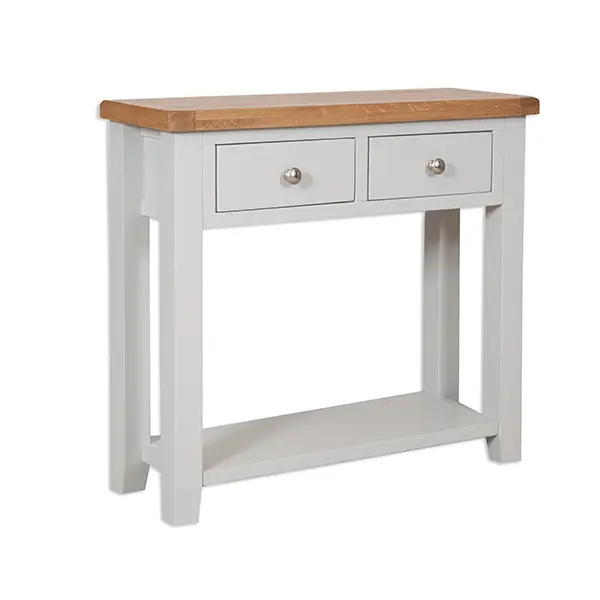 Picture of French Grey Two Drawer Console Table