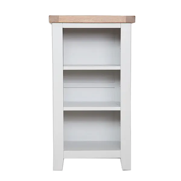 Secondary Picture of French Grey Small Bookcase / DVD Rack