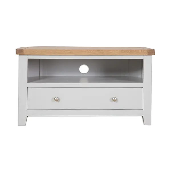 Secondary Picture of French Grey Corner TV Unit