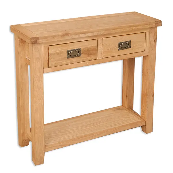 Picture of Natural Two Drawer Console Table