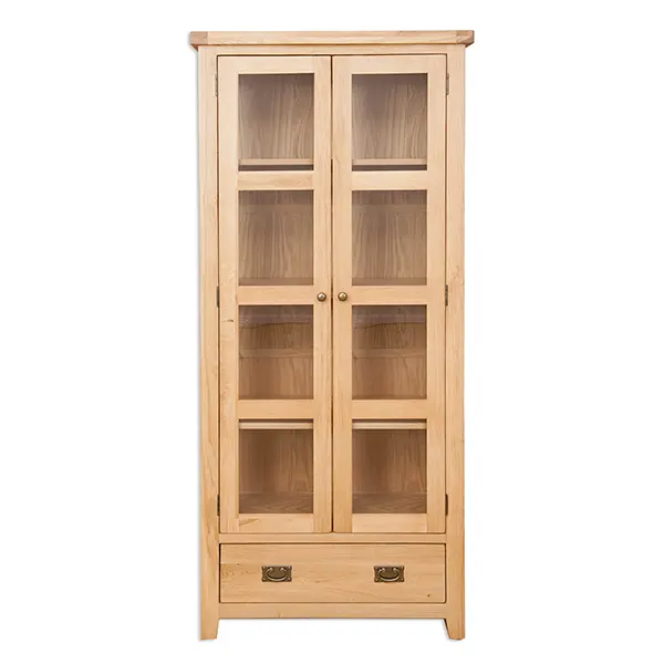 Secondary Picture of Natural Glazed Display Cabinet
